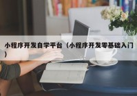 小程序開發(fā)自學平臺（小程序開發(fā)零基礎(chǔ)入門）